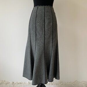 VEX Collection Grey Mermaid Skirt with Lace Scallop Around Waistband - Size 42